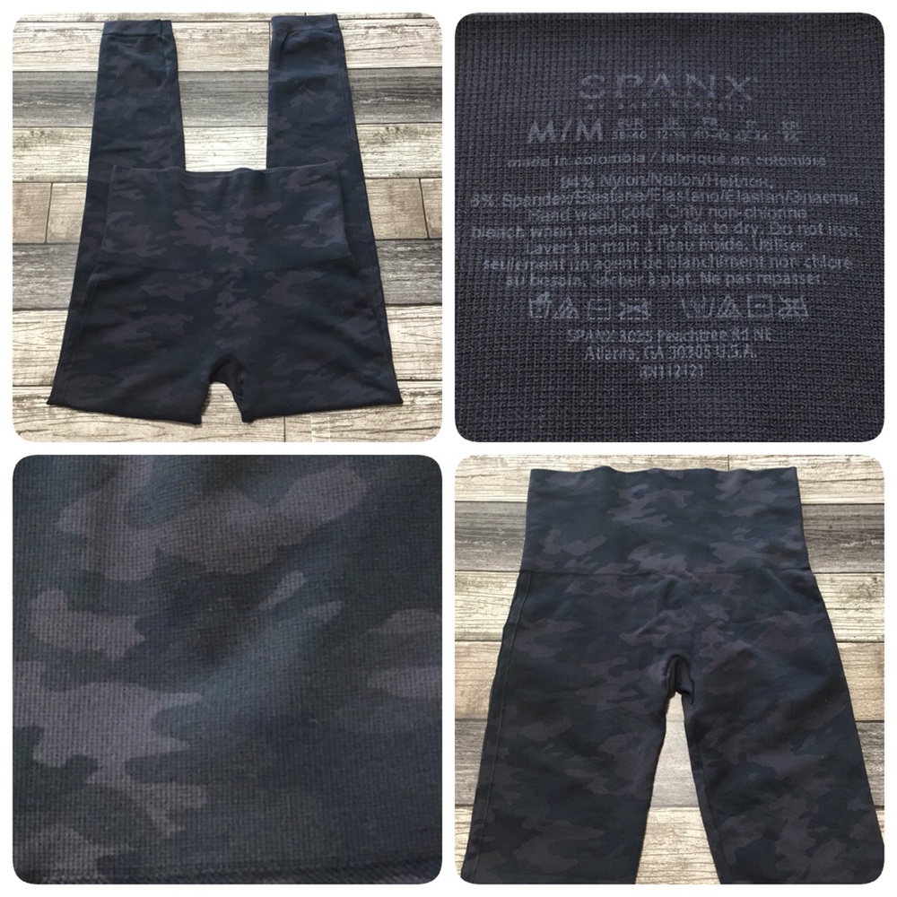 Spanx Camo leggings crop women’s size M (Inseam 25) high rise stretch